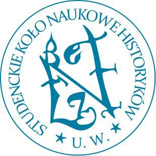 Logo Studenckiego Koło Noukowego Historyków Uniwersytetu Warszawskiego (SKNH UW)